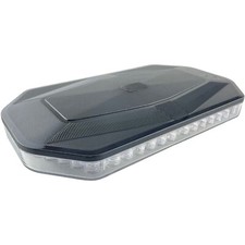 LED Amber Flashing Mini Light Bar Magnetic for Van Strobe Hazard 29.3cm / 11.5"