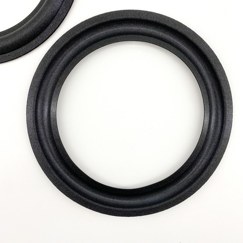2 Replacement 8" Speaker Foam Surrounds For Morel MW-220 Woofer Edge Repair - Picture 5 of 7