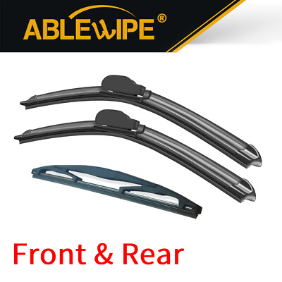 ABLEWIPE 22''22''12'' Front Rear Wiper Blades Fit for 2014-07 Cadillac Escalade ESV
