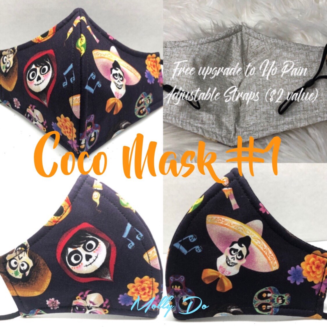 Disney’s Coco High End Designer Adult Unisex Face Mask #1 | eBay