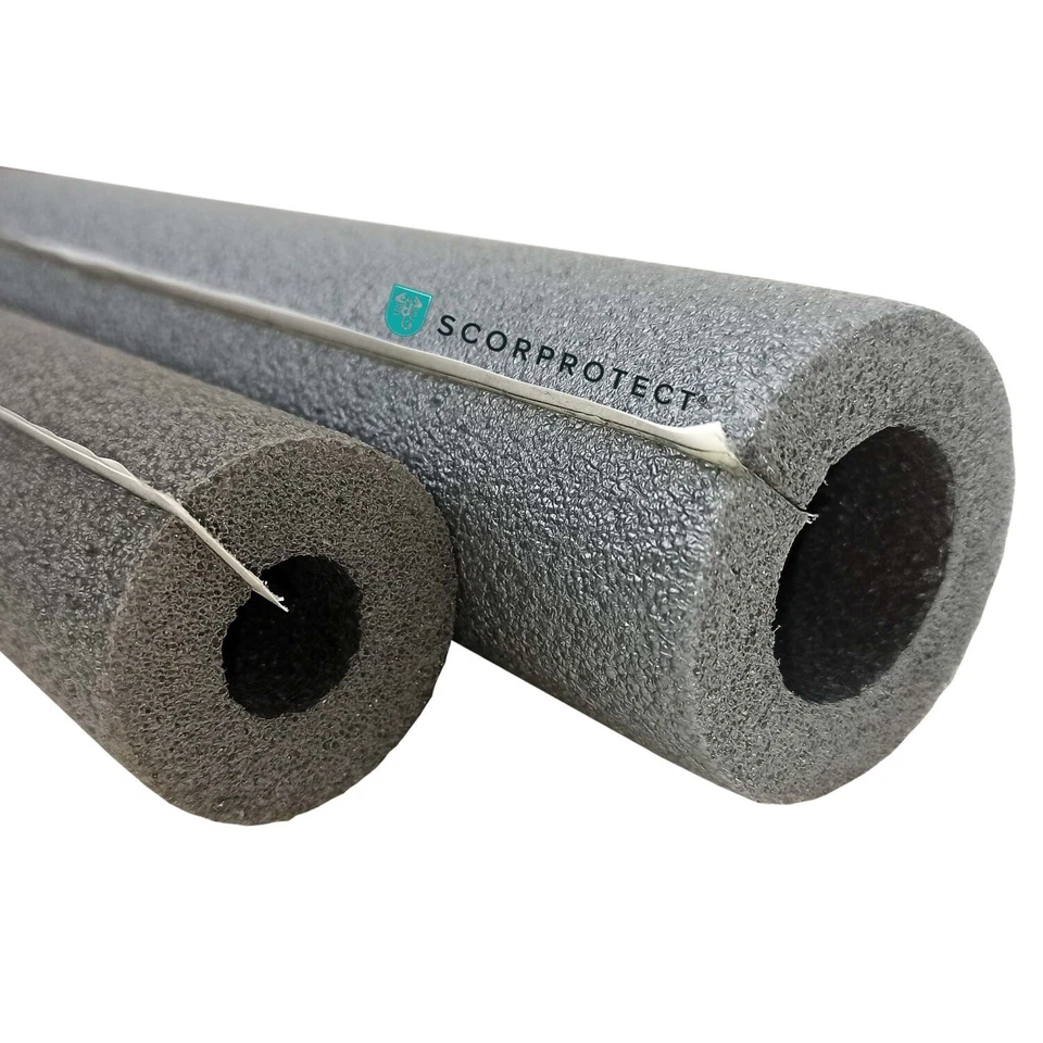 PE Rohrisolierung selbstklebend 1 m Ware Farbe grau - Bild 4 von 4