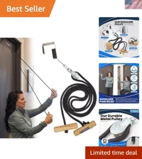 Sturdy Metal Shoulder Pulley for Over-The-Door Therapy | Boost Range of Motion