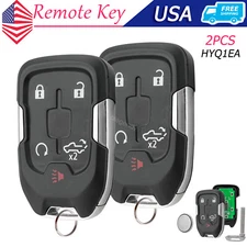 2 Replacement For 2019 2020 2021 2022 GMC Sierra 1500 2500 Remote Key Fob HYQ1EA