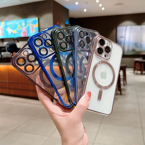 Shockproof Mag Safe TPU Case For iPhone 15 14 Pro Max 13 12 11 Camera Lens Cover - Picture 2 of 21