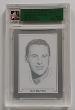2011-12 ITG Ultimate Memorabilia Base Silver Jean Beliveau/62 Montreal Canadiens