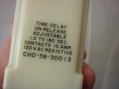 AMF POTTER & BRUMFIELD TIME DELAY RELAY ADJUSTABLE CHD-38-30013 - Picture 7 of 10