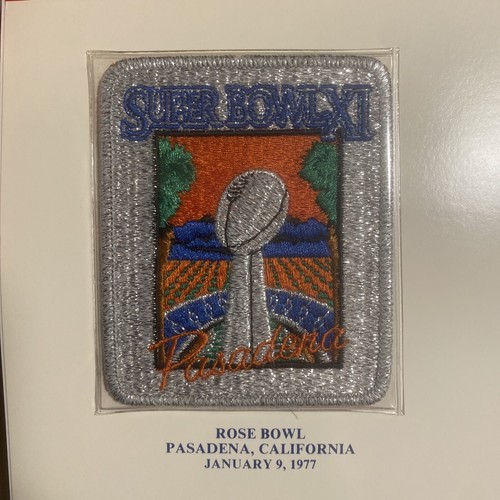 Super Bowl XI Patch (11) OAKLAND RAIDERS V. MINNESOTA VIKINGS - Picture 2 of 10