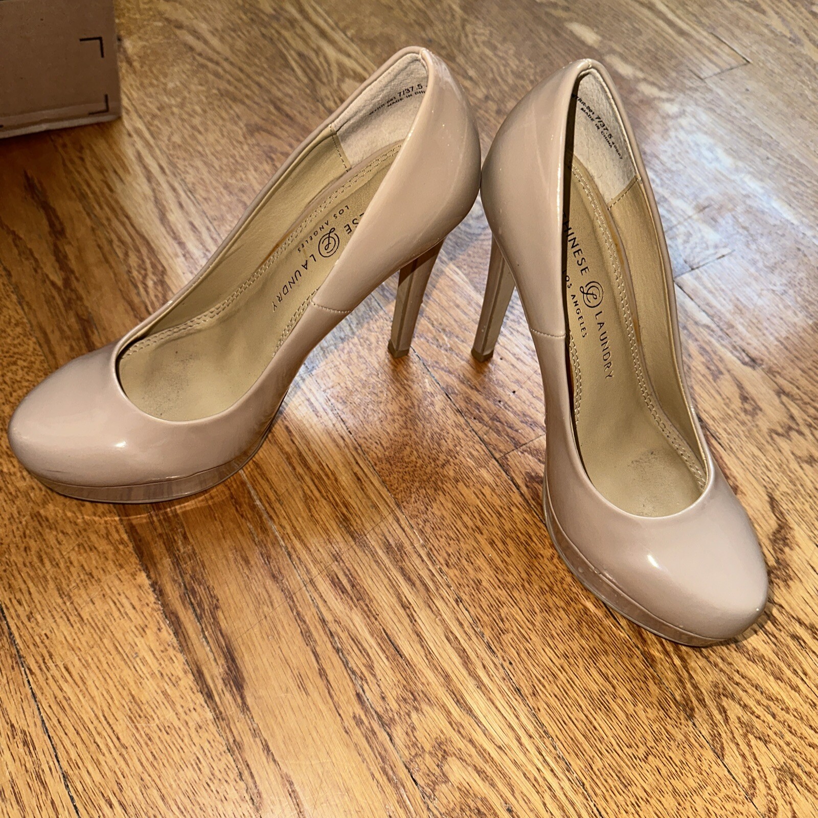 Chinese Laundry Womens Wow Beige Platform Heels Shoes Size 7 Medium BHFO 5903