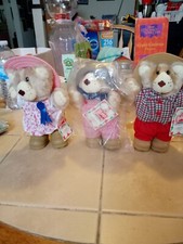 Wendy's Furskin Bears-kids Meal Toys 1986