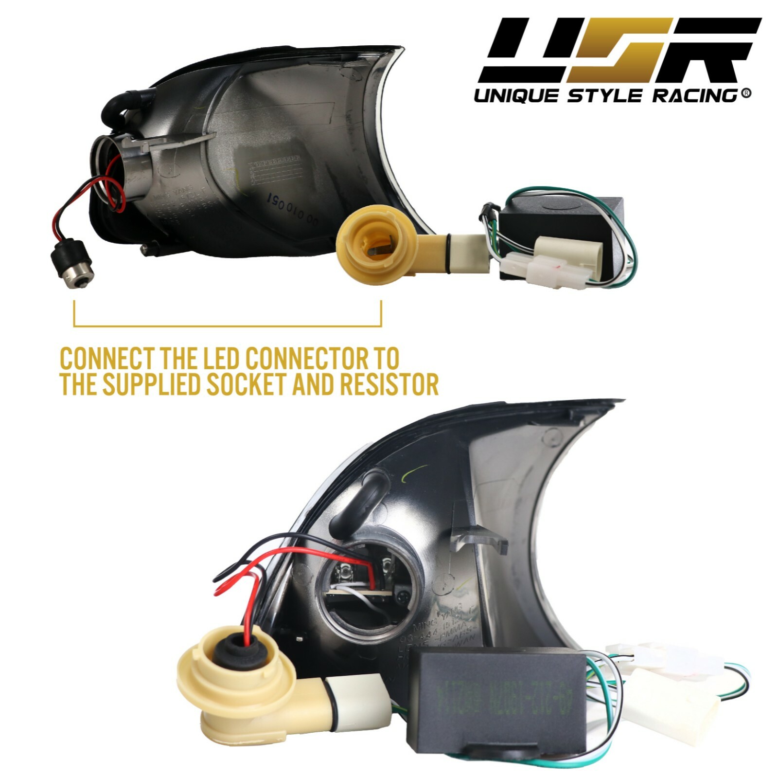 DEPO Amber LED Smoke Corner Lights For 20022006 BMW E46 M3 2D Coupe