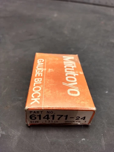 MITUTOYO  614171-24 GAUGE BLOCK GRADE FS3 .131"
