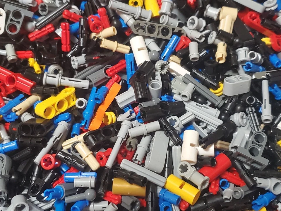 LEGO Lot of 200+ Technic EV3 NXT BULK Small Part Pin Axel Connector Bushing - Image 3 of 4
