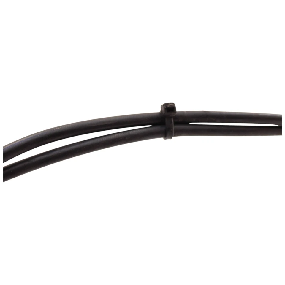 SUZUKI GSXR600 GSXR750 2006 2007 LÍNEAS DE FRENO MANGUERAS TRENZADAS DELANTERAS NEGRAS Foto 4 de 4