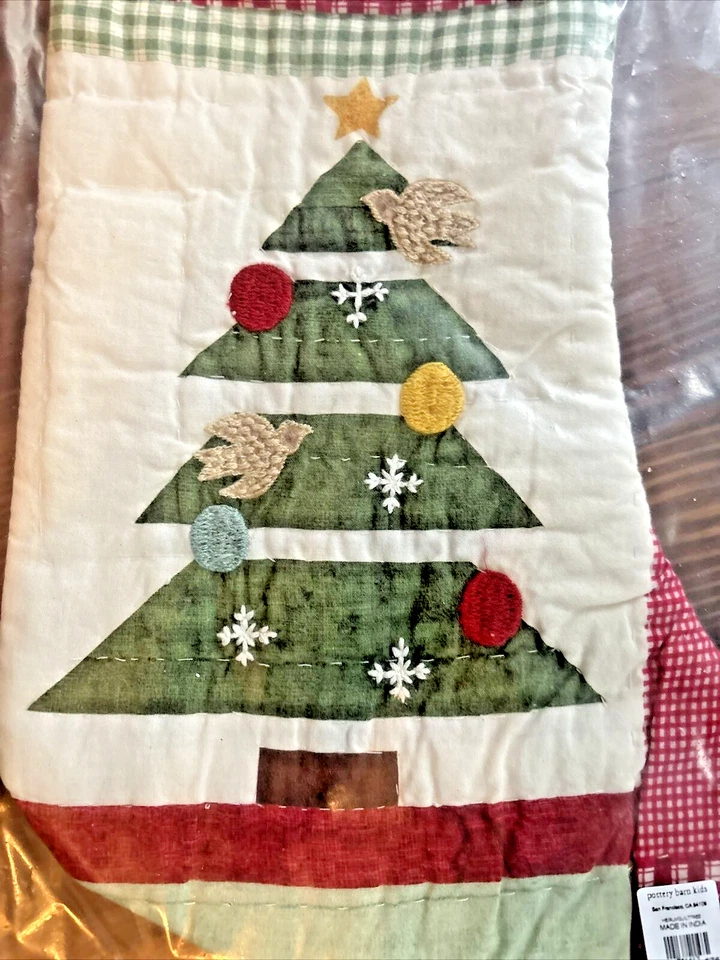 Pottery Barn Vacaciones Navidad Medias Regalo Fiesta Acolchado Árbol Disney Niños, Foto 2 de 4