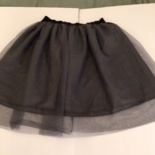 Unbranded Tulle Lined Mini Skirt Stretch Waist FairyGrunge Witchy Costume Ballet