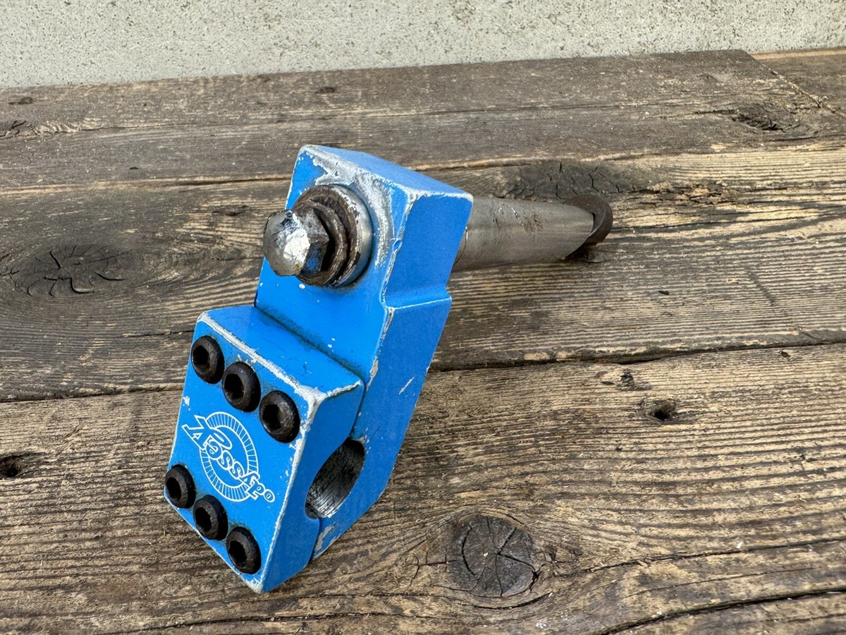 Odyssey 1985 6 Bolt Stem Neck Blue Vintage Old School Bmx