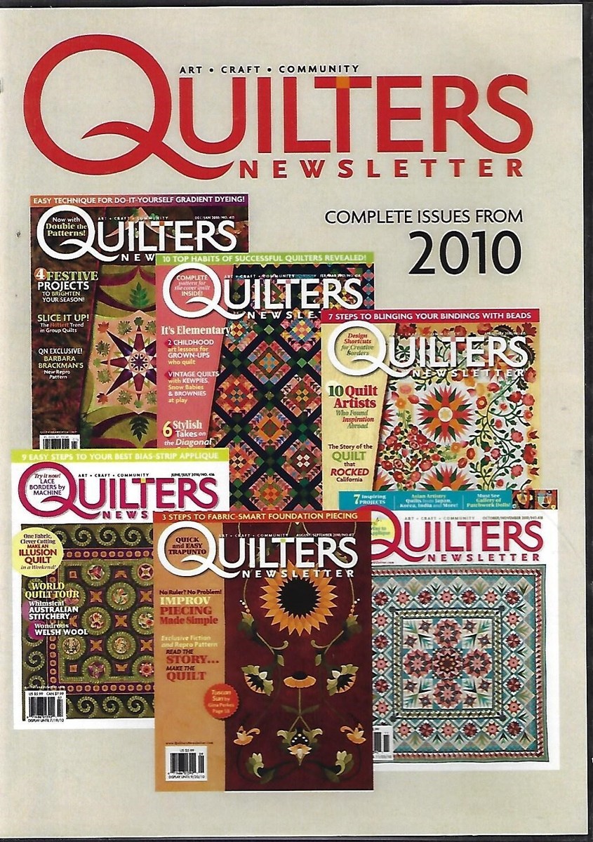 Quilter’s newsletter magazine 13冊セット　※12 Quilters Newsletter Complete issues from 2011 (CD-ROM) | eBay