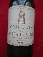 Château Latour 1989 Bouteille
