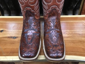 tooled boots