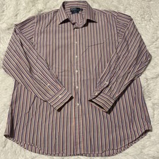 Polo Ralph Lauren Mens Size 17.5-35 Curham Custom Fit Long Sleeve Button Shirt