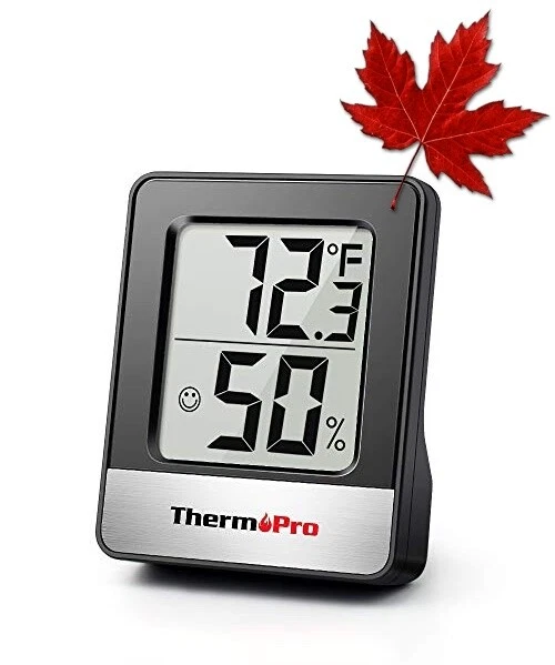 ThermoPro TP49 B Mini Hygrometer Thermometer with Large Digital