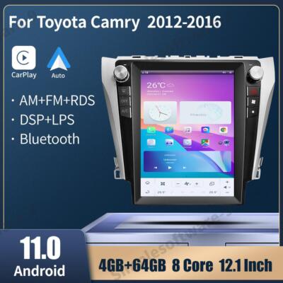 12.1'' Car Gps Navigation For Toyota Camry 2012-2016 Stereo Radio  4+64g Wifi+4g