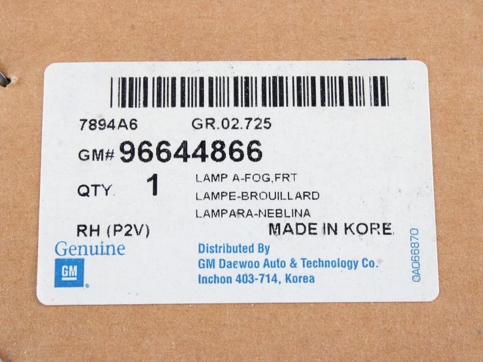 96644866 Scheinwerfer Projektor Vorne Rechts CHEVROLET Epos 2.0 Foto 4 de 4