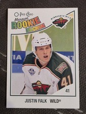 2010-11 O-Pee-Chee #505 Justin Falk Marquee Rookie RC Minnesota Wild NHL Hockey