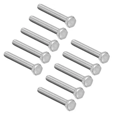 M8x65mm Hex Bolts 304 Stainless Steel Hexagon Screw Bolt 10pcs