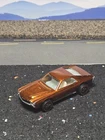 Hot Wheels Redline Custom Javelin,  orange, clean roller, hood works a+