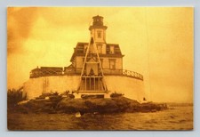 Rose Island Lighthouse Newport RI 2003 Postal Histórica 1895 Campana Marco A