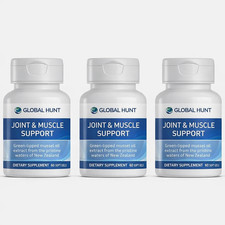 3Pack Omega XL 60 Capsules-Green Lipped Mussel Omega-3 Joint Relief Supplement