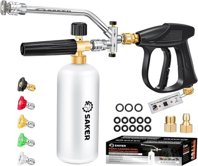 #ad Saker Foam Cannon Dual Connector Accessory $54.99