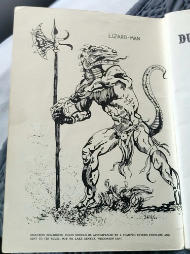 Dungeons & Dragons OD&D OCE 3 Brown Books, Ref sheets, 1977 6th + Greyhawk 1978 - Picture 7 of 10