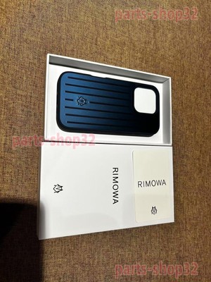 Genuine Rimowa Iphone 16 Pro Blue Aluminum Phone Case NEW