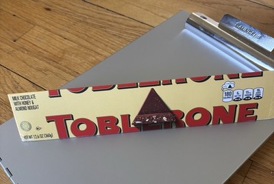 7 Bars, 12.6 Ounce Toblerone Chocolate bars