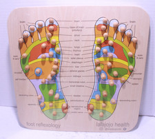 Foot Reflexology Wood Massage Peg Feet Board Lalajojo Health  Wellness Diagram