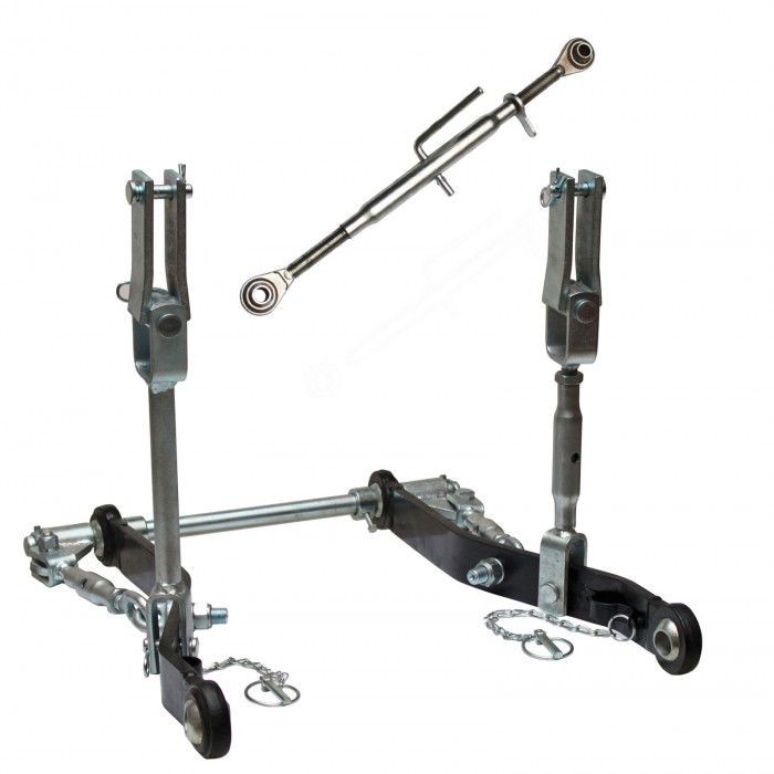 Fixation 3 points Cat I D52020 en acier forgé haute résistance pour tracteurs