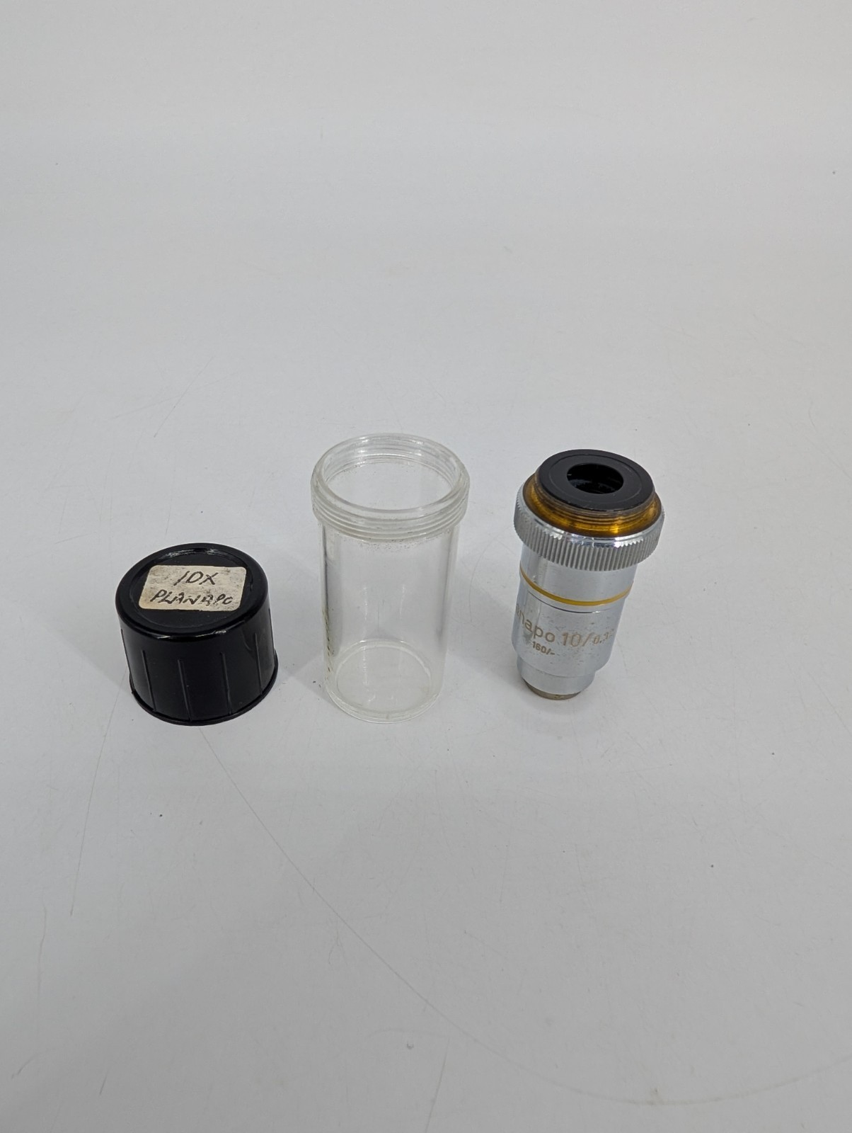 Carl Zeiss Planapo 10x/0.32 160/- Microscope Objective Lens West Germany