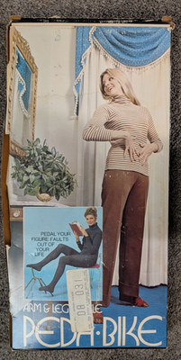 #ad Vintage Ped A Bike Arm amp; Leg Exerciser Open Box Never Assembled w Manual 1970s $60.00