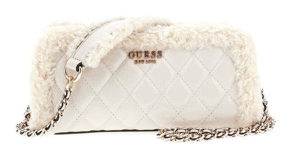 Guess Cristi Top Zip Crossbody Bag UmhäNgetasche Tasche Bone Creme Neu-image