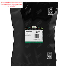 Frontier Co-op Organic Cumin Seed, 1lb Bulk Bag, 1 Pound Pack of 1 , Default