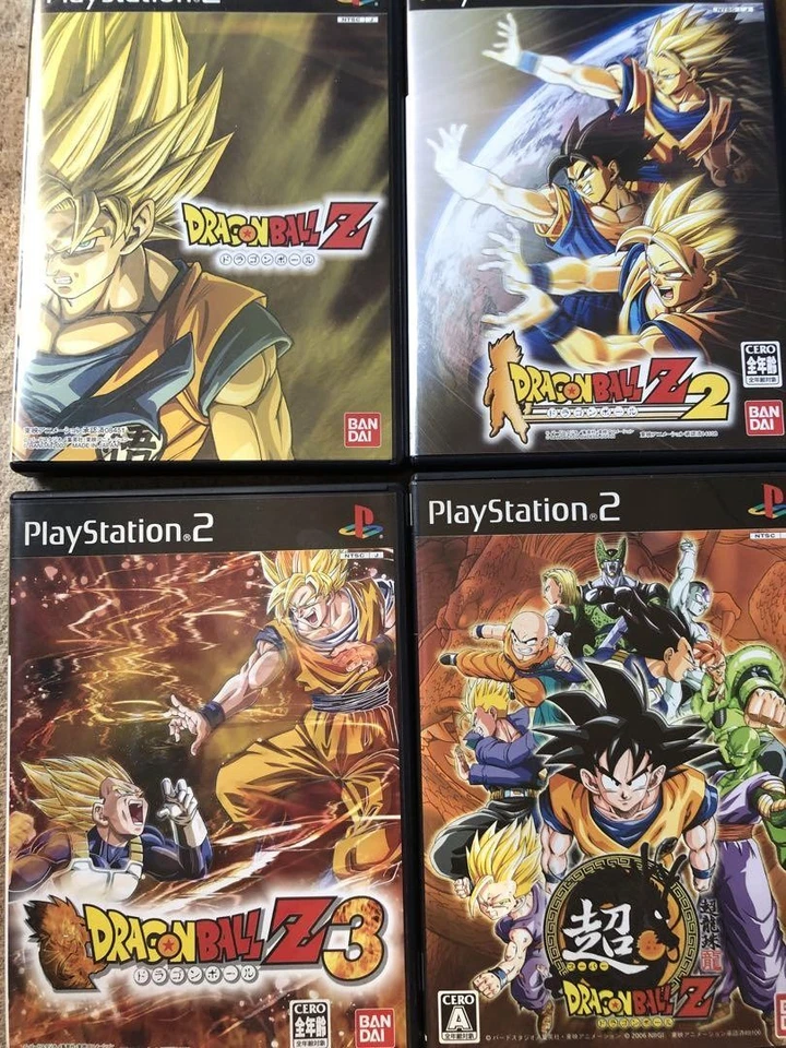 DRAGONBALL Z Z2 Z3 Cho DB Infinite World Sparking NEO METEOR 8set PS2 DBZ Japan - Image 2 of 4