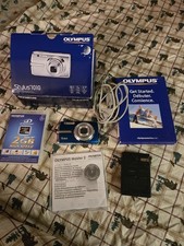 Olympus Stylus 1010 10MP Digital Camera Blue, Bundle In Box