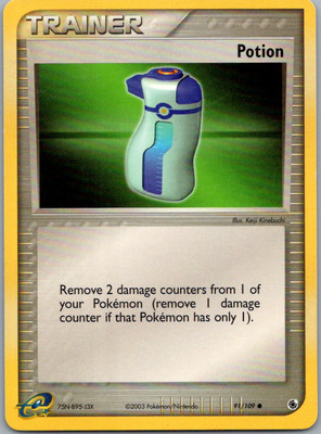 Pokemon Potion Ruby and Sapphire 91/109 Near Mint NM