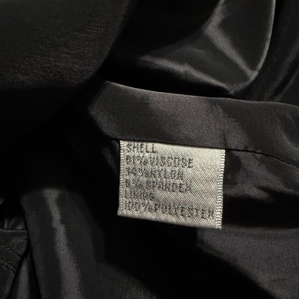 Talbots Black Y2k Collared Button Jacket Size 12 - image 5