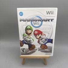 Wii Mario Kart CASE and MANUAL Only Nintendo Wii 2008 No Disc