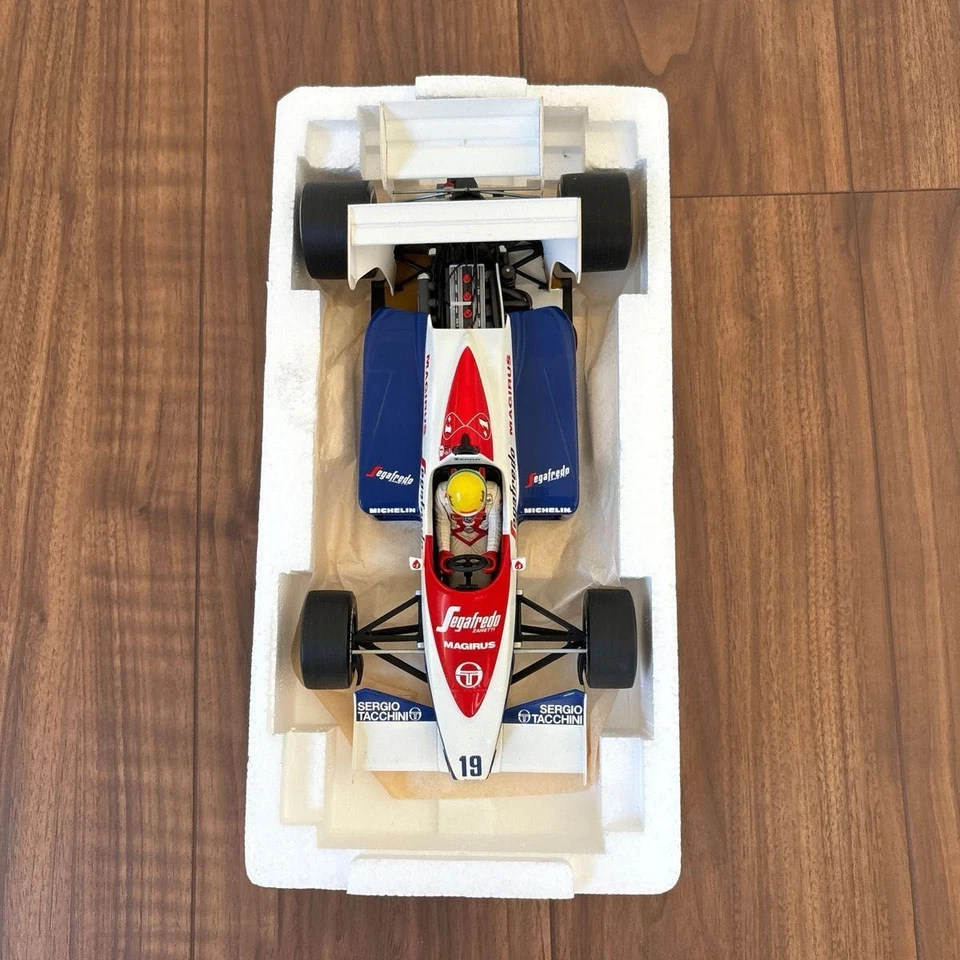 Minichamps 1/18 Toleman TG184 Ayrton Senna F1 Debut Car Diecast Japan Used - Image 3 of 4