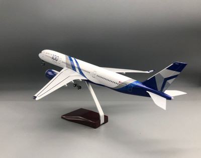 47CM 1:140 DELTA 100 YEARS AIRBUS A350 Plane Landing Gear Resin Aircraft Model