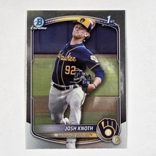 2025 Bowman - Chrome Prospects Josh Knoth #BCP-136 (RC) 1st Bowman Card 